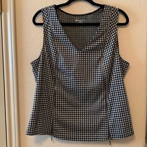 Lane Bryant: Size 18/20: Checker, Sleeveless Dress Top